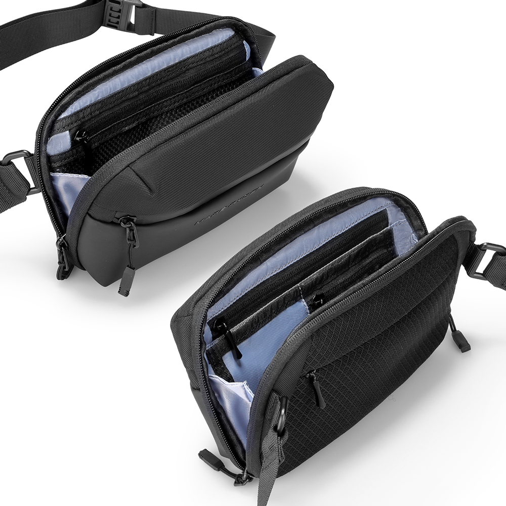 Fingon III: Bolso bandolera ligero e impermeable con múltiples compartimentos