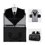 MarkRyden black water-resistant business suit travel bag with compartments
