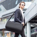 MarkRyden black water-resistant business travel bag with compartments