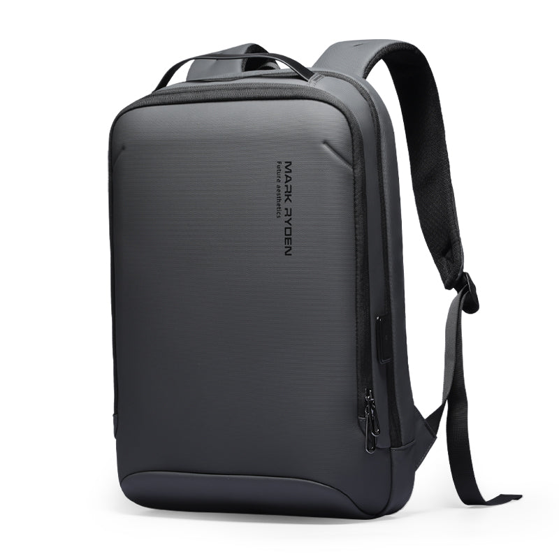 Mark Ryden black futuristic minimalist anti-theft backpack