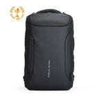 MarkRyden black futuristic daily backpack with best seller badge - large capacity design