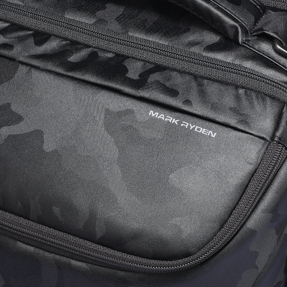 Mark Ryden Compacto Pro I tactical commuter backpack with dark camouflage design