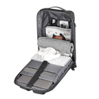 MARKRYDEN Odyssey business backpack with anti-theft TSA lock, holding laptops, headphones, magazine - travel essential