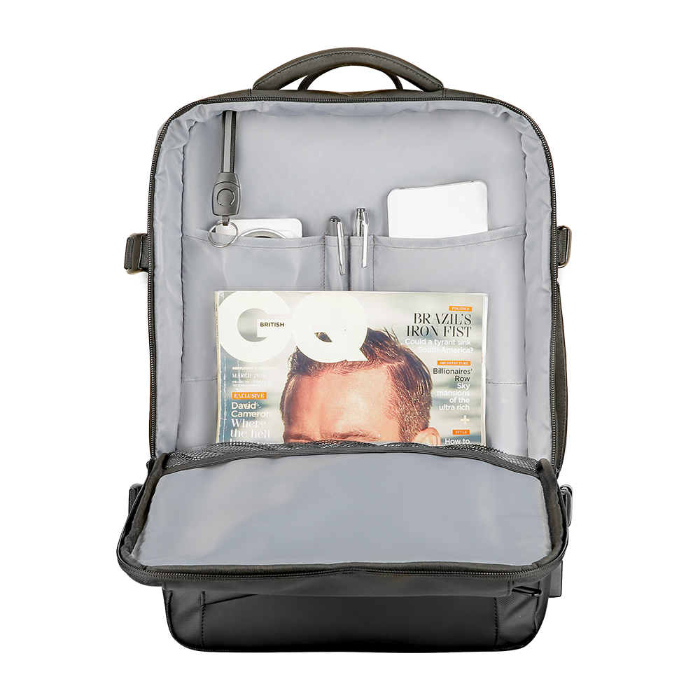 Expandos: Mochila expandible y versátil para portátil para viajar todo el día