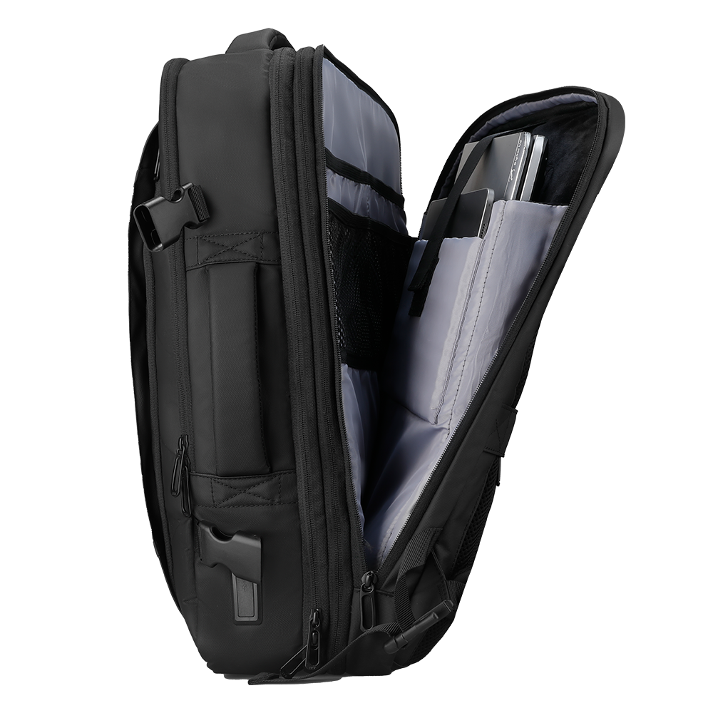 Expandos: Mochila expandible y versátil para portátil para viajar todo el día