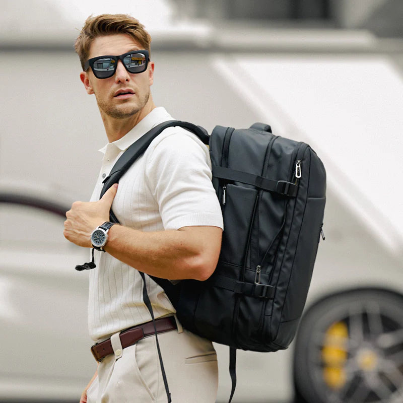 Expandos Max: MARK RYDEN Maximum Capacity Anti-theft Compression Backpack