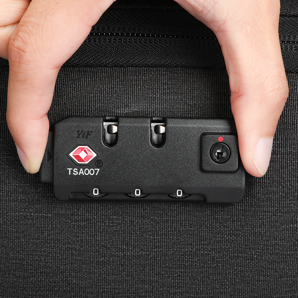 MarkRyden Protector I anti-theft backpack with TSA combination lock adjustment