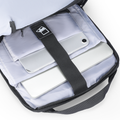 MarkRyden Softologic II waterproof backpack interior with tech compartments holding devices