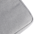 MarkRyden gray textured laptop bag fabric with stitched edge 13.3-15.6 inch