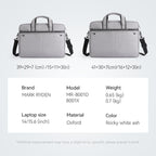 Classic I: MarkRyden Tech Commuter Computer Briefcase 14 / 15.6 inch in Gray - MARK RYDEN US - Laptop briefcase - 