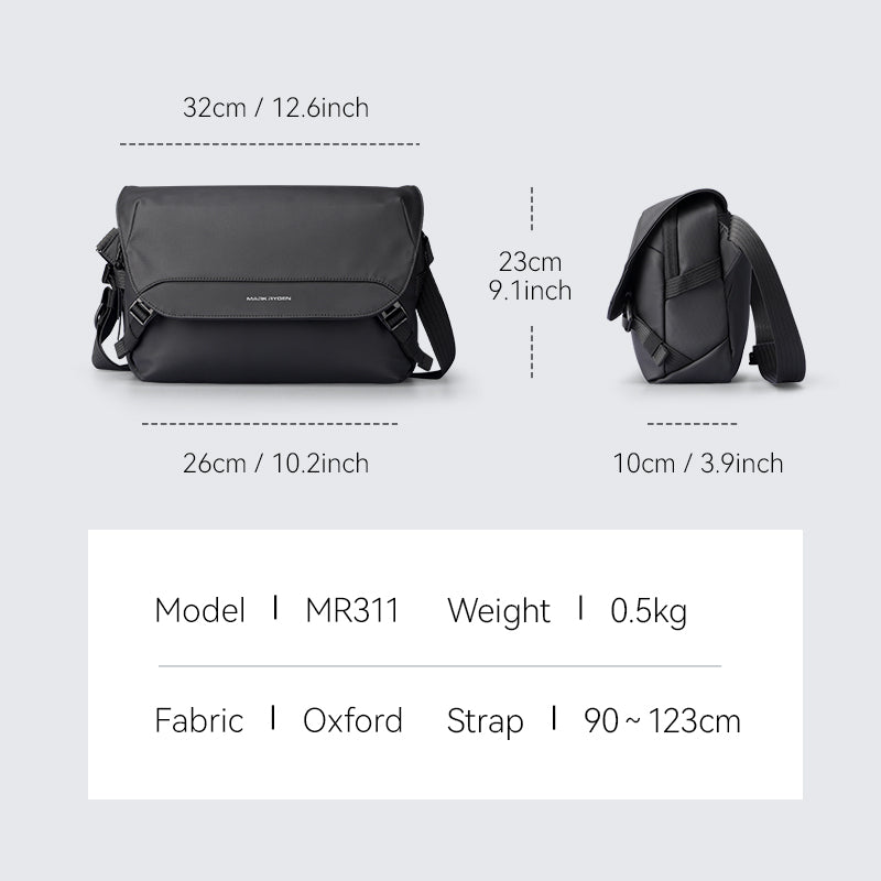 GameFlow: 500g Waterproof Switch Sling Bag for Urban Gamers - MARK RYDEN US - Messenger bags - 6.97825E+12