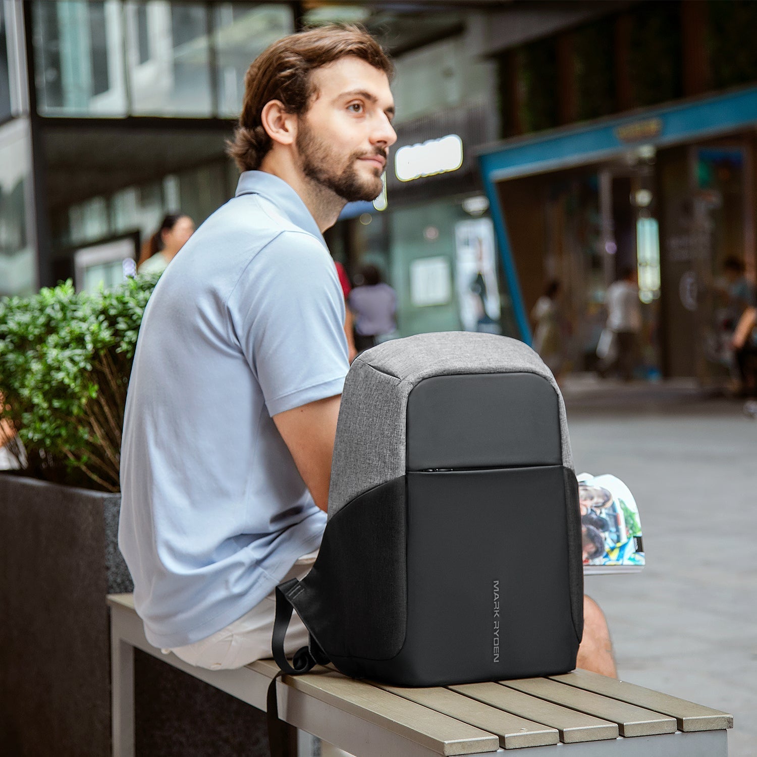 Mocchasio: Ultimate Anti - Theft, USB Charging Backpack for Superior Security and Convenience - MARK RYDEN US - Backpack - 6.92735E+12