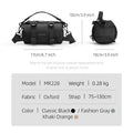 MotoBarrel: Cylinder Crossbody Bag with Strap For Fashion Forward - MARK RYDEN US - Crossbody Bag - 6978252673164