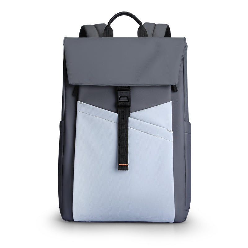 Elegant gray backpack with spacious compartments, durable design - MARKRYDEN anti-theft bag