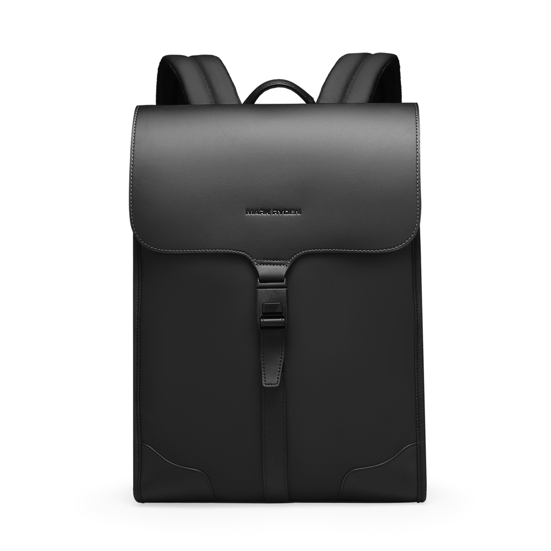 MUKE I: School Style Classic Business Work Black Oxford Backpack - MARK RYDEN US - Backpack - 6.92735E+12