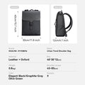 MUKE I: School Style Classic Business Work Black Oxford Backpack - MARK RYDEN US - Backpack - 6.92735E+12