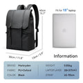 MUKE II:School Classic Business Work Black Oxford Backpack - MARK RYDEN US - Backpack - 6.92735E+12