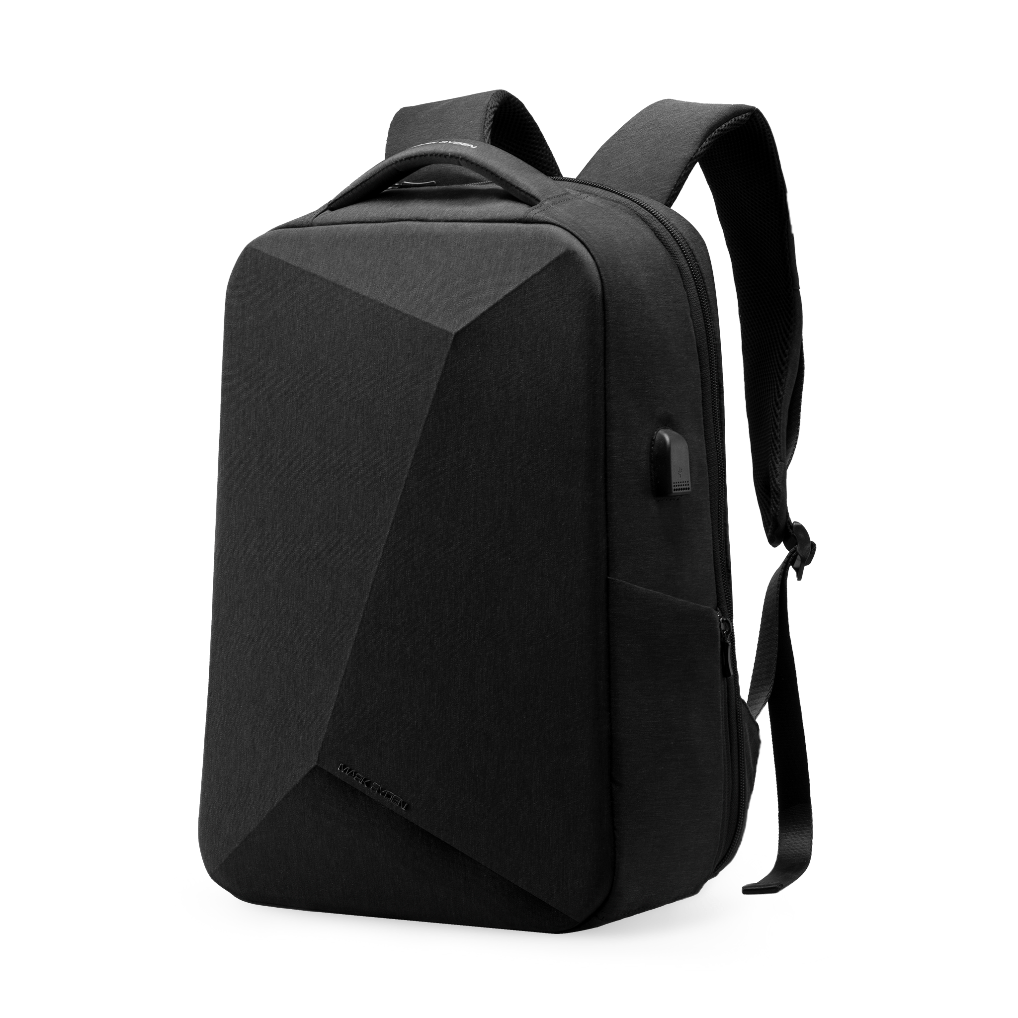 Protector I: Diamond - cut Design Hard shell Waterproof Anti - scratch Multifunctional Laptop Backpack - MARK RYDEN US - Backpack - 10611624525366
