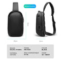 Torino: Multifunctional USB Port Adjustable Shoulder Strap Hidden Pockets Secure Sling Bag - MARK RYDEN US - Crossbody Bag - 1.06116E+13