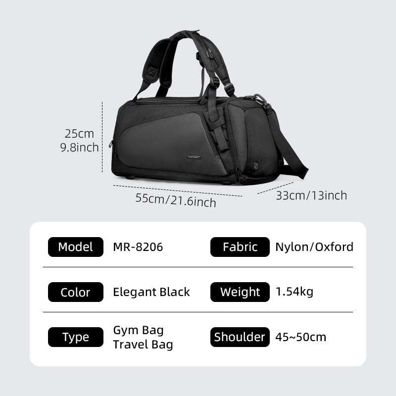 Worksman: Spacious Durable Polyester Travel Bag with Easy Access Pockets - MARK RYDEN US - Handbag - 1.06116E+13